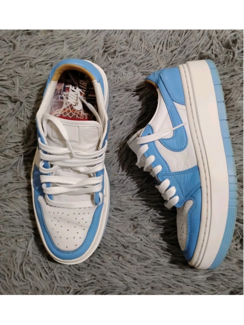 Nike Air Jordan 1 Elevate Low Women Size 8.5 University Blue Sneakers DQ3698-141